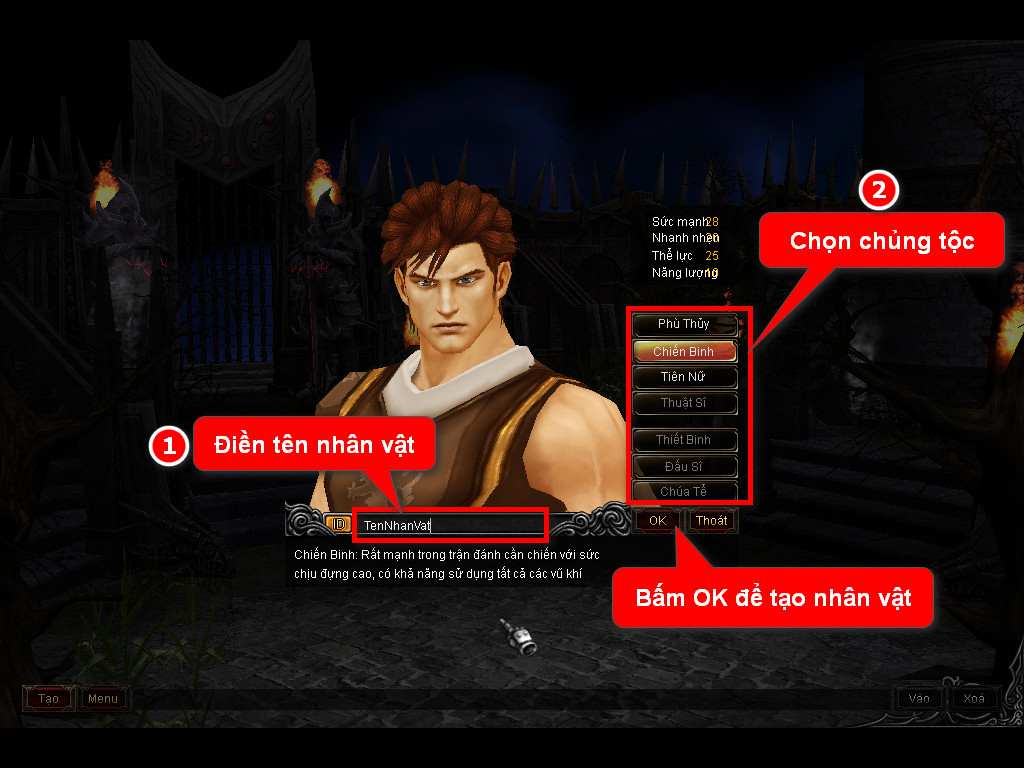 Chức năng chính của Game MU Tiên Phong